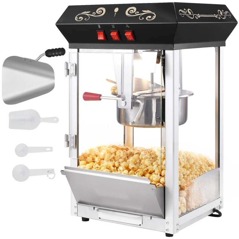Commercial Popcorn Maker 8Oz - 팝콘 메이커 850W 팝콘 기계 8온스