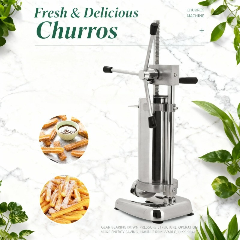 Churros Extruder Machine Manual - 산업용 츄러스 필러 제조기 수동 핸들