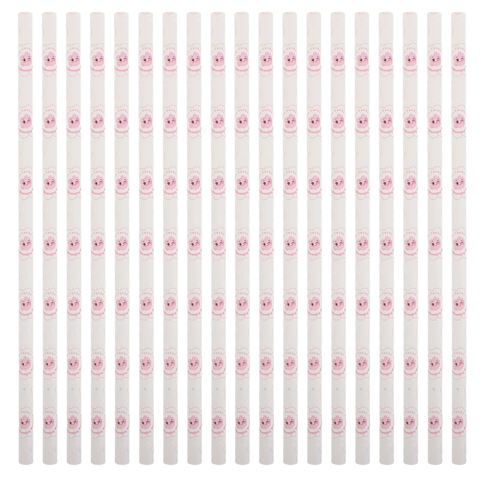 Cotton Candy Cones Paper Sticks - 50개입 솜사탕 콘 스틱 30cm 다양한
