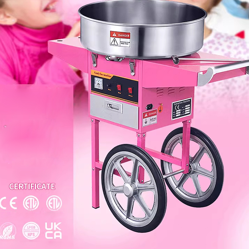 Commercial Cotton Candy Machine Cart - 전기식 솜사탕 기계(카트 포함) 상업용 솜사탕