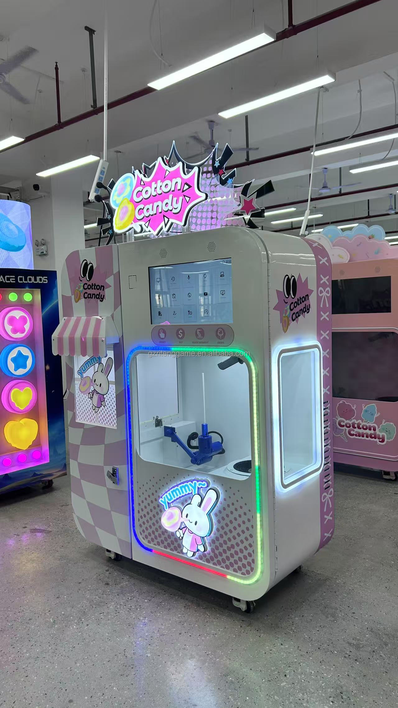 리텡 신형 자동 설탕 솜사탕 자판기 다양한 맛 전문 솜 - Flavored Cotton Candy Sugar Floss 리뷰 및 가격