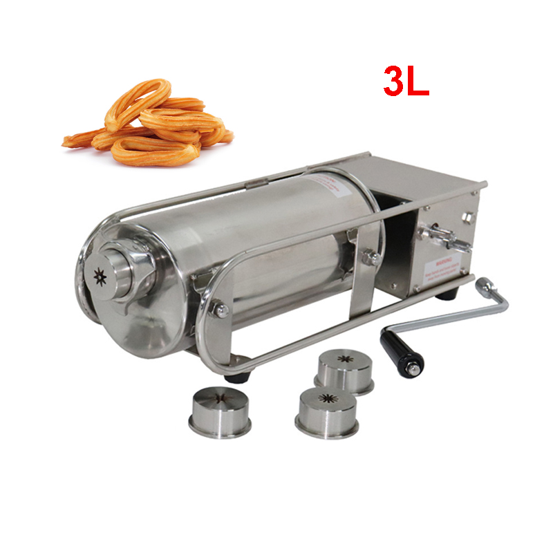 수평 라틴 과일 기계 수동 츄러스 메이커 압출기 스페인 - Churros Extruder Machine Manual 리뷰 및 가격