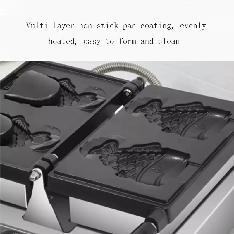 상업용 전기식 2구 개방형 물고기 모양 타이야키 제조기 - Commercial Waffle Cone Maker Ice Cream 리뷰 및 가격