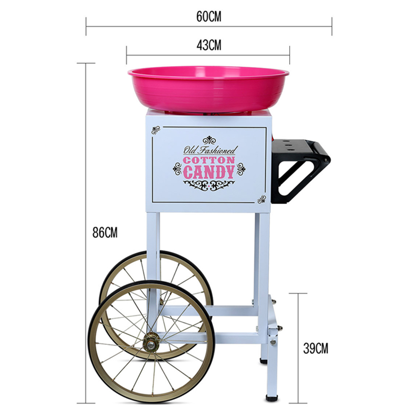 솜사탕 기계 고출력 상업용 멋진 전기 모바일 스톨 카트 - Commercial Cotton Candy Machine Cart 리뷰 및 가격
