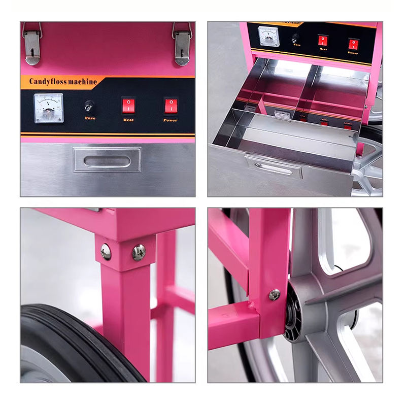 전기 솜사탕 기계(카트 포함) 상업용 캔디 플로스 메이 - Commercial Cotton Candy Machine Cart 리뷰 및 가격