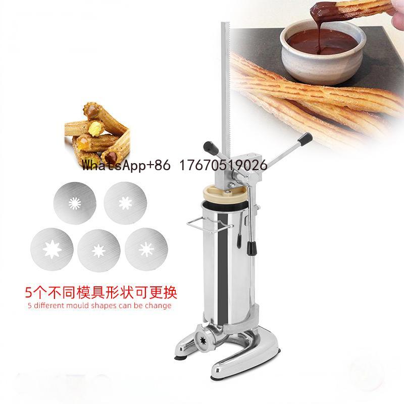 산업용 츄러스 필러 제조기 수동 핸들 츄러스 반죽 압출 - Churros Extruder Machine Manual 리뷰 및 가격