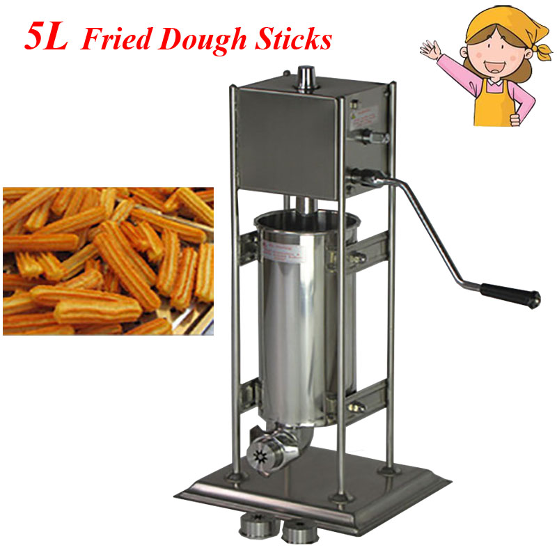상업용 전기 수직형 스페인 츄러스 압출기 기계 튀긴 반 - Churros Extruder Machine Manual 리뷰 및 가격