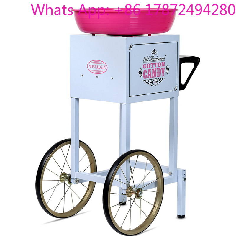 고출력 상업용 팬시 전기 이동식 노점 카트 컬러 솜사탕 - Commercial Cotton Candy Machine Cart 리뷰 및 가격