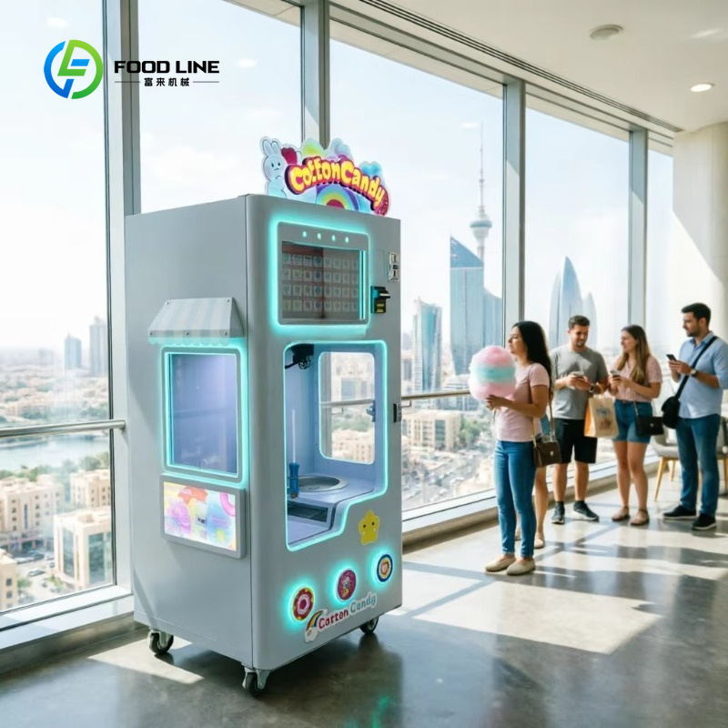 맞춤형 솜사탕 자동판매기 (코인, 지폐, QR코드 및  - Floss Candy Sugar Spinner Machine 리뷰 및 가격
