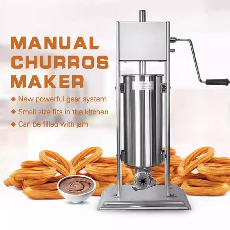 수동 츄러스 메이커 라틴 과일 기계 데스크탑 스페인어  - Churros Extruder Machine Manual 리뷰 및 가격