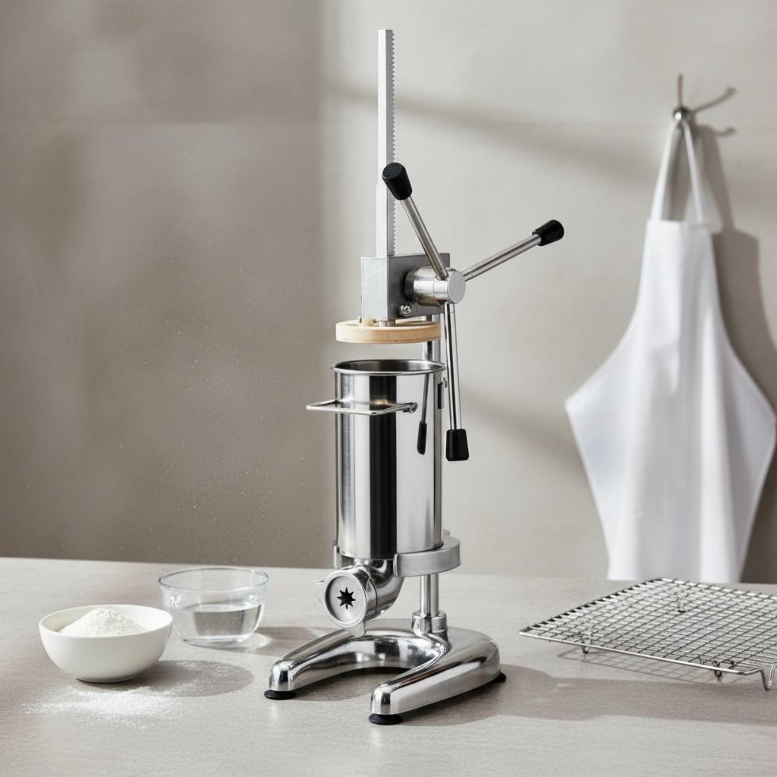 츄러스 압출기 3L 용량 스테인리스 스틸 츄러스 기계  - Churros Extruder Machine Manual 리뷰 및 가격