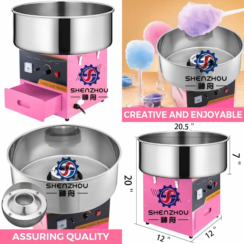 2026년형 전기식 전자동 꽃솜사탕 기계 카트형 단일  - Commercial Cotton Candy Machine Cart 리뷰 및 가격