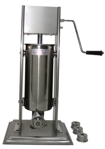 수직형 소시지 필러 고기 압출기 추로 제조기 라틴 과일 - Churros Extruder Machine Manual 리뷰 및 가격